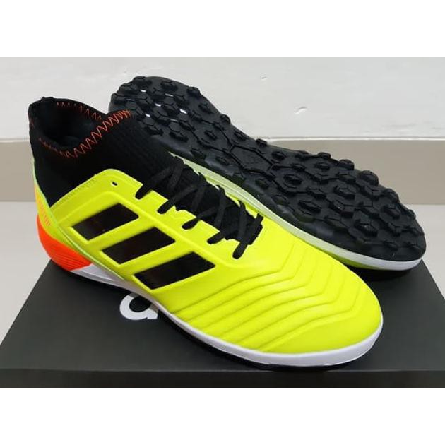 FUTSAL SHOES ORIGINAL GRADE SEPATU FUTSAL ADIDAS PREDATOR TANGO 18.3 SOLAR YELLOW - TURF KUALITAS