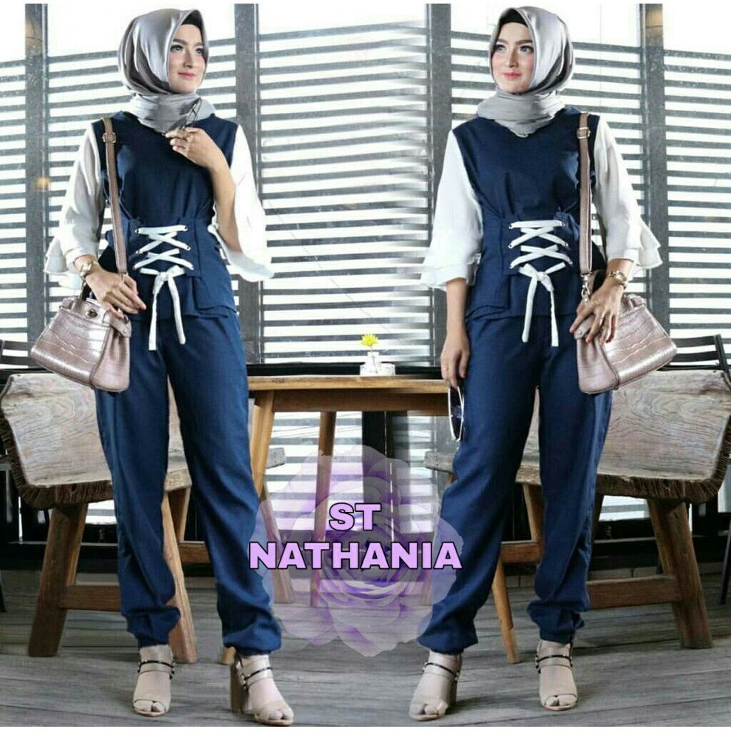 SET NATHANIA 4Warna