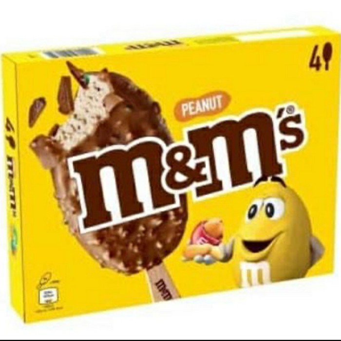 

Kualitas Terbaik - M&M'S Mm Chocolate Ice Cream Bar Isi 4 Stick Impor
