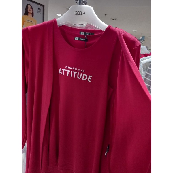 BAJU ONE SET GEELA ORIGINAL TANKTOP+CARDIGAN