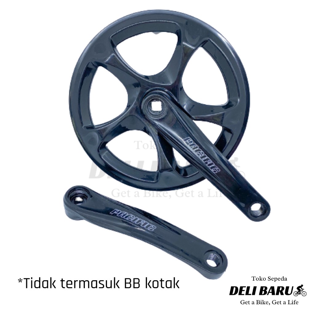 Pacific Crank single chainring 52T sepeda lipat