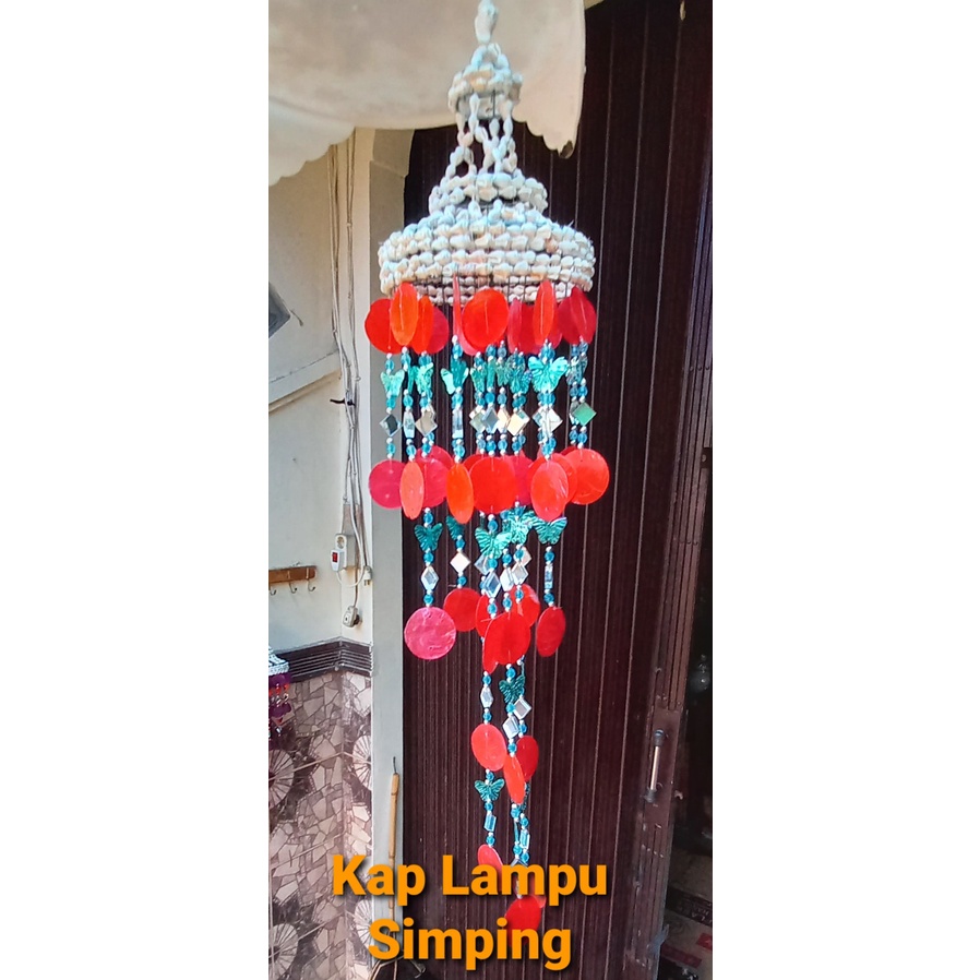 Hiasan Kap Lampu  Kerang Simping