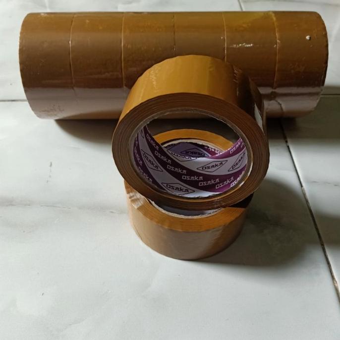 

Big Sale lakban bening coklat 2 inch x 100 yard 45mm Big Sale