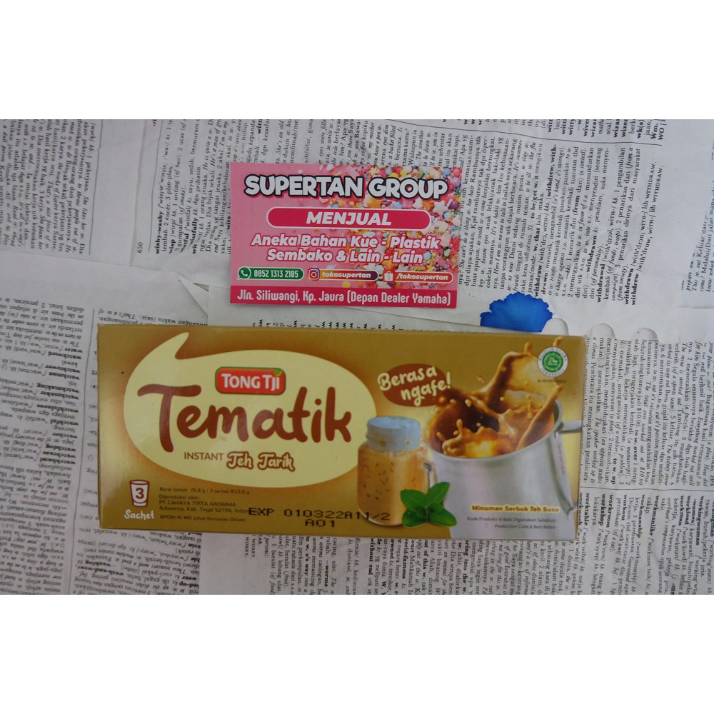 

TEH TONG TJI TEH TARIK 70,8 GRAM @3 SACHET