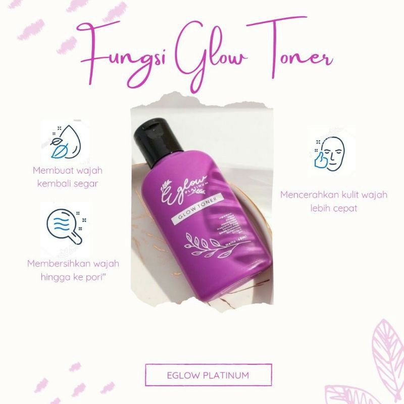 ECER TONER EGLOW PLATINUM