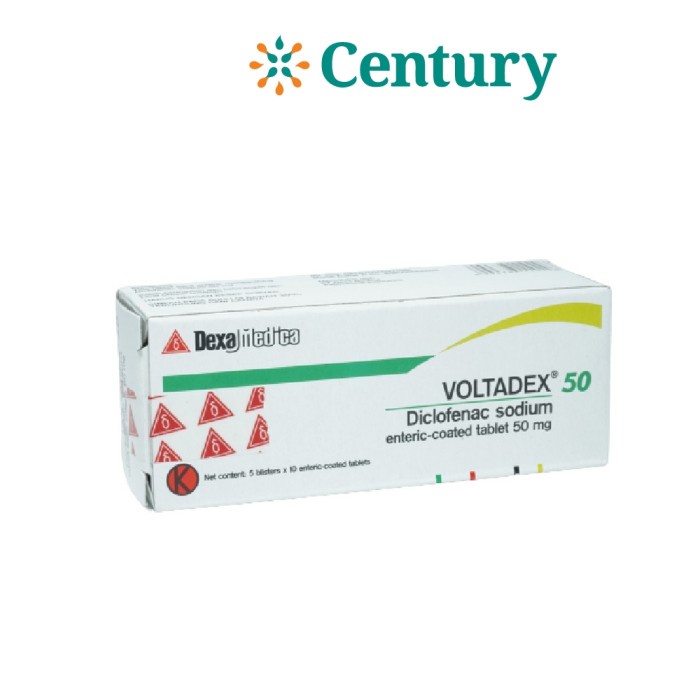 VOLTADEX 50 50 MG 1 BLISTER @ 10 TABLET SALUT ENTERIK