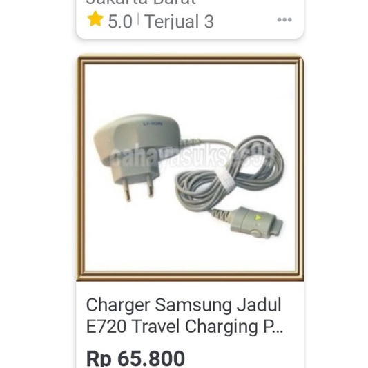 charger Samsung JADUL samsung B3210/ D860/ G600 samsung E720/x400 /X480/