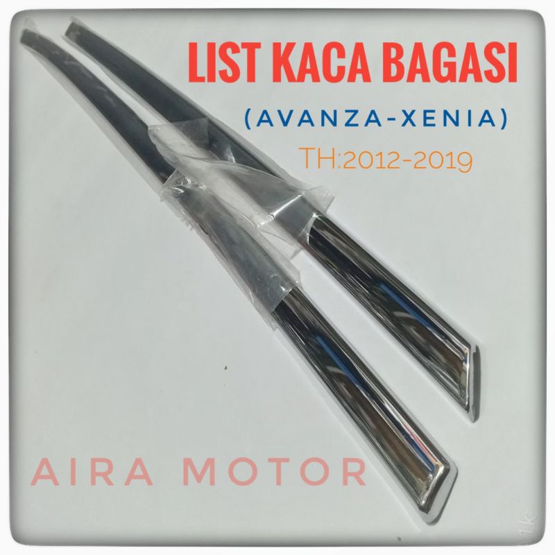 list kaca bagasi avanza xenia VELOZ 2012 lis kaca belakang xenia 2019