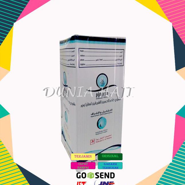

DIJUAL Air Zam Zam 5L / 5 liter Oleh Oleh Haji dan Umroh Murah 100% ORIGINAL MuRah!!!