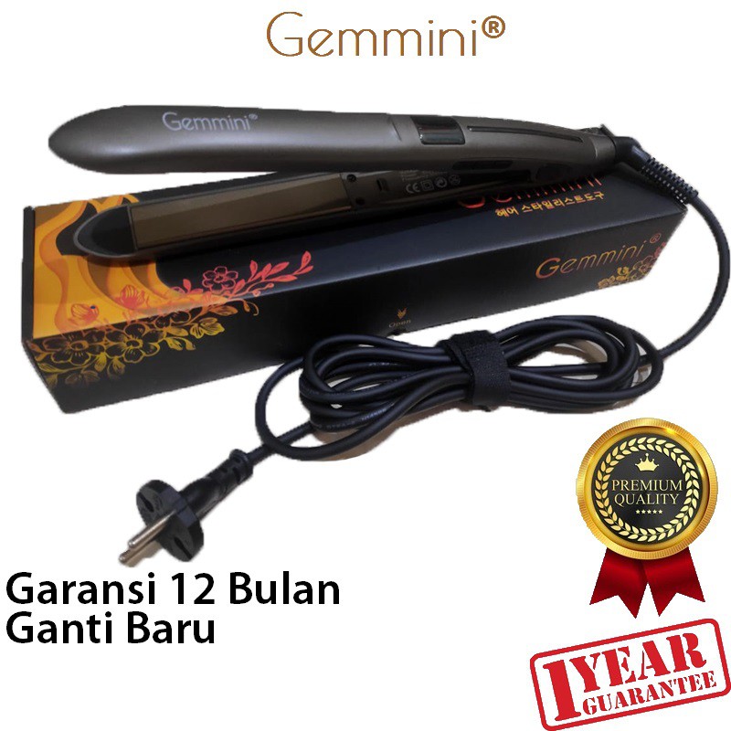 Catok 2in1 High End Gemmini GM26 Digital Catokan Pelurus Pengeriting Rambut Kualitas elite 2 in 1