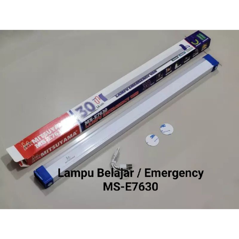 Lampu T5 Emergency 30w MS-E7630 Lampu Belajar MITSUYAMA