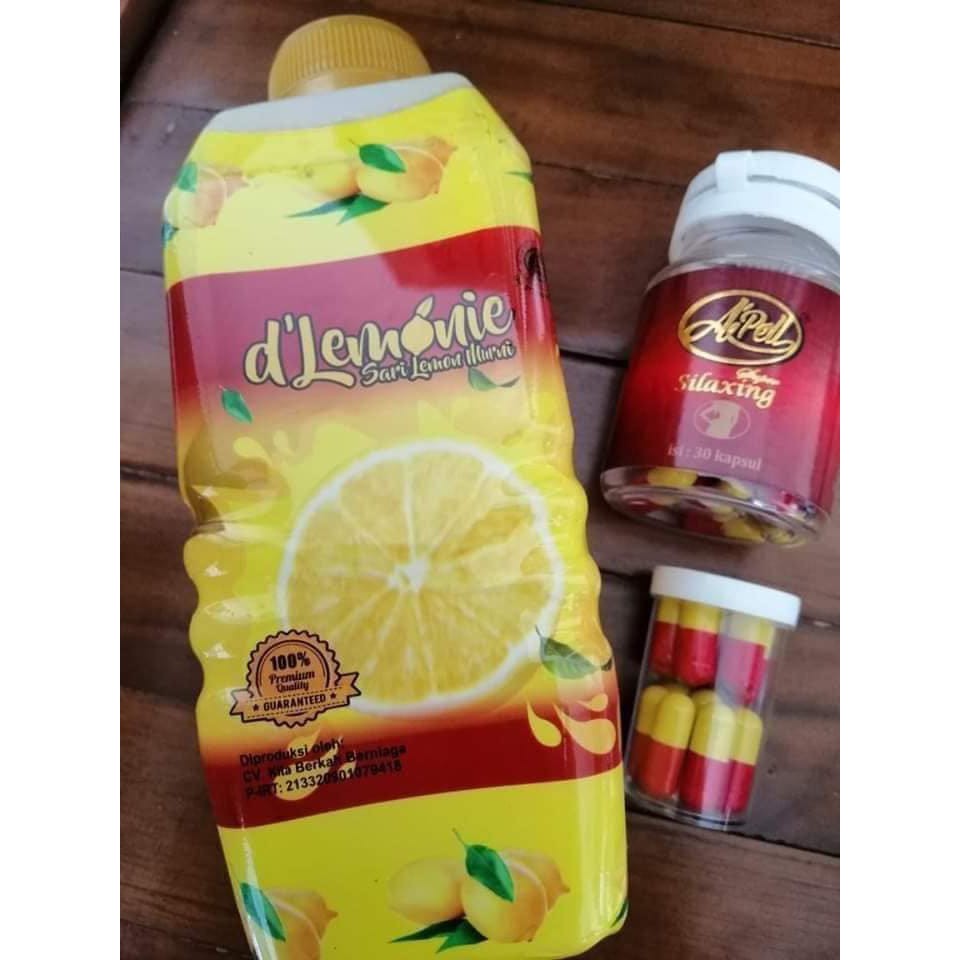 Paket Adell 15 hari (1 botol D'lemonie+ 15 biji kapsul apel super)