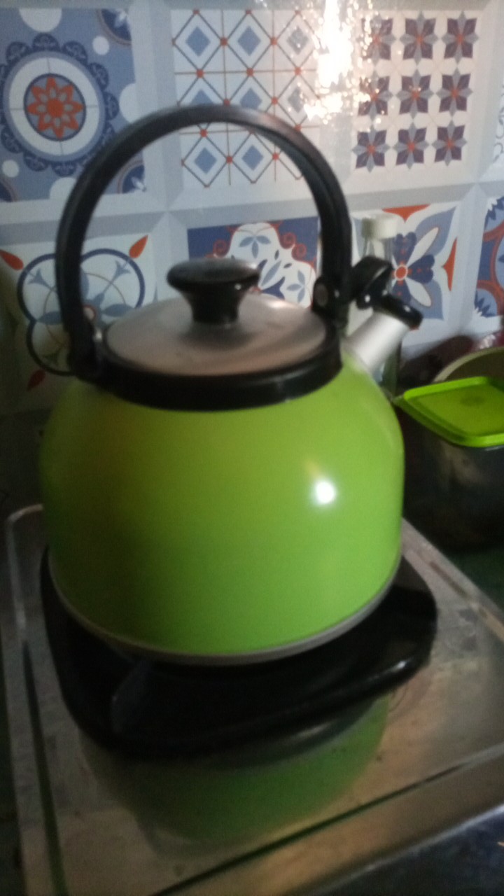 Maspion Alu Teko Air Rigoletto / Teko / Ceret Bunyi Siul Rigoleto Whistling Kettle Anodize 3,5 Liter