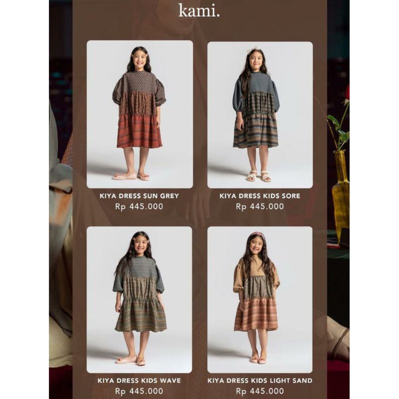 Kiya Dress Anak Kami Kamiidea Janika Lynna Raya Collection