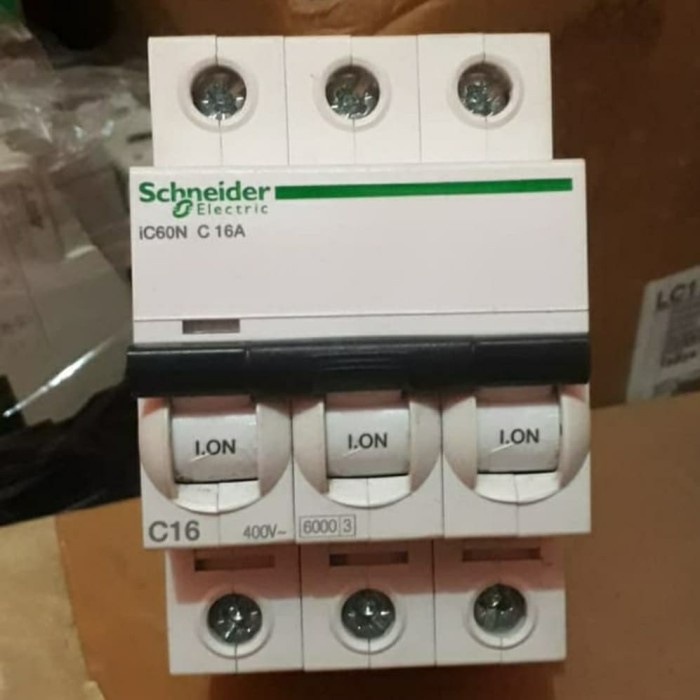 MCB iC60N Schneider 3Phase 6A/10A/16A/20A