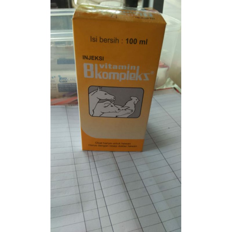 vitamin B komplek injeksi 100 ml