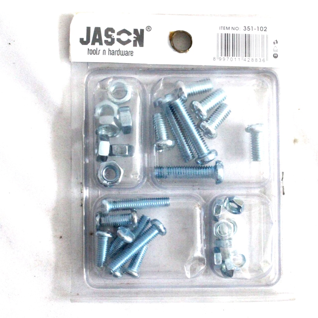 Aksesoris Baut Mur JP 32pcs (351-102) JASON