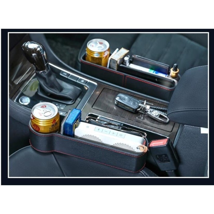 Baseus Elegant Car Storage Box Rak Organizer di gab samping Jok Mobil