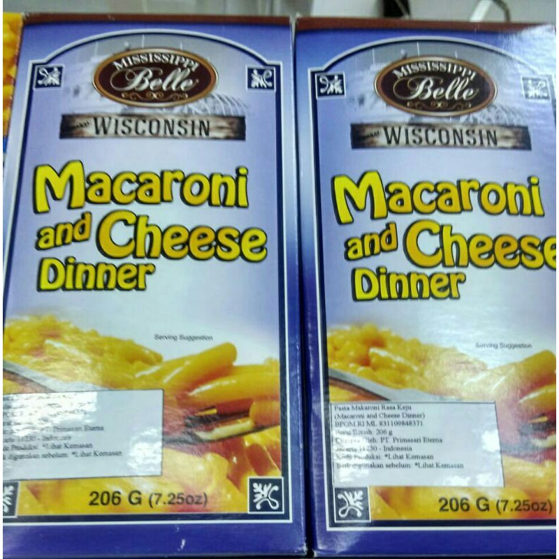 

MISSISSIPPI MACARONI CHEESE DINNER 206GR