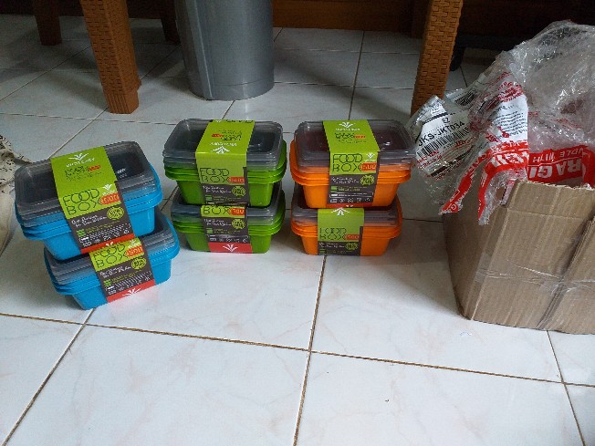 Kotak Makan 500ml Victory Food Box - Paket Hemat