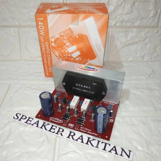 Kit Power Amplifier STK 463/465 SANYO Platinum 140W