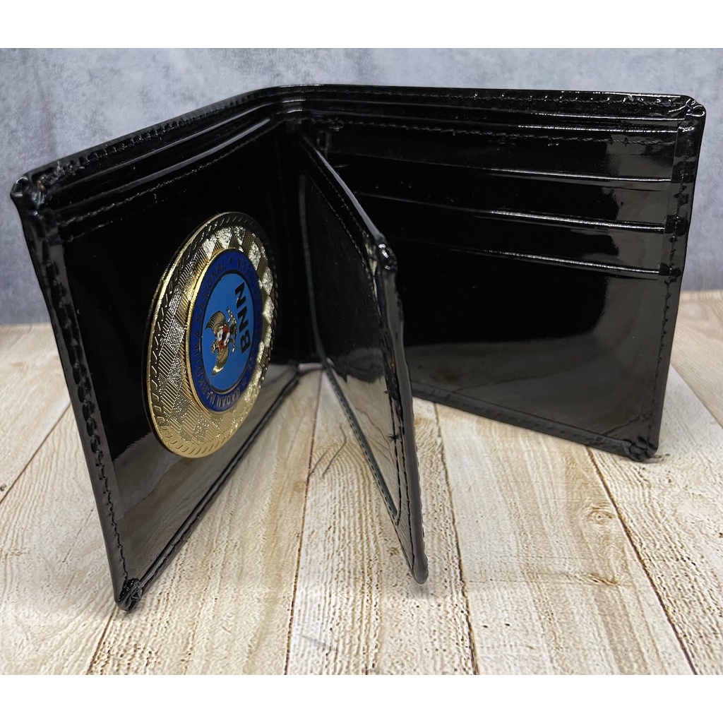 Dompet Uang BNN| Dompet Kulit BNN | Dompet BNN | Dompet Lipat BNN -- Emas