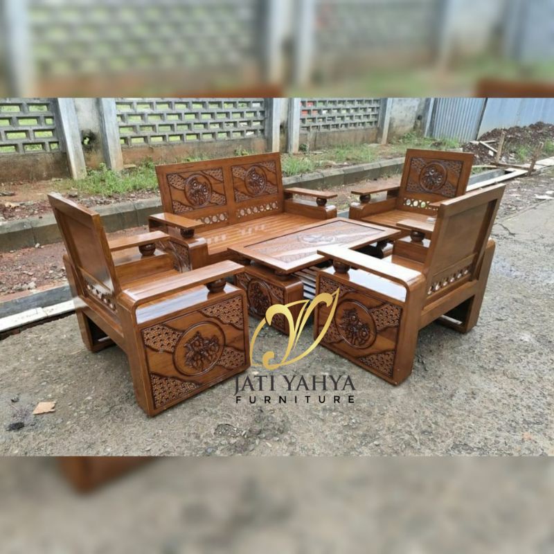 kursi tamu koper bola kursi minimalis jati tua