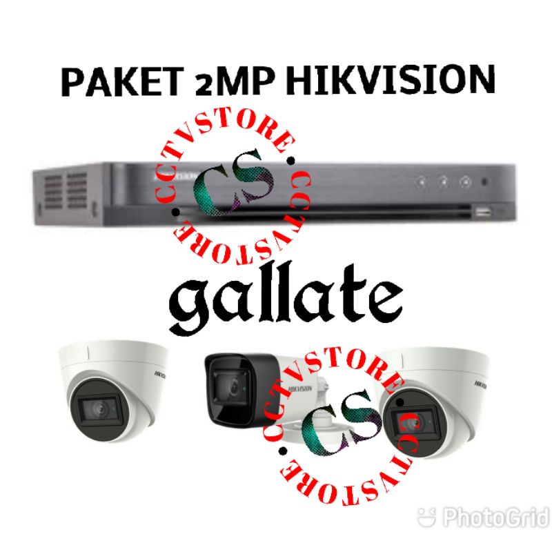 Paket cctv 3 kamera 5mp hikvision paket 4ch 3 kamera 5mp hikvision 4K