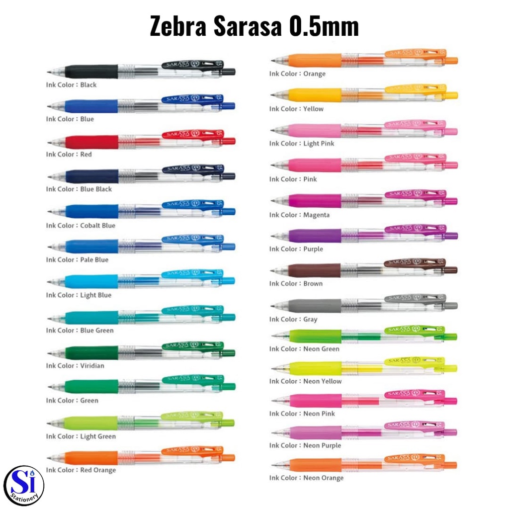

Pulpen ZEBRA SARASA Clip 0.5 mm/Ballpoint 0.5/Pulpen Sarasa