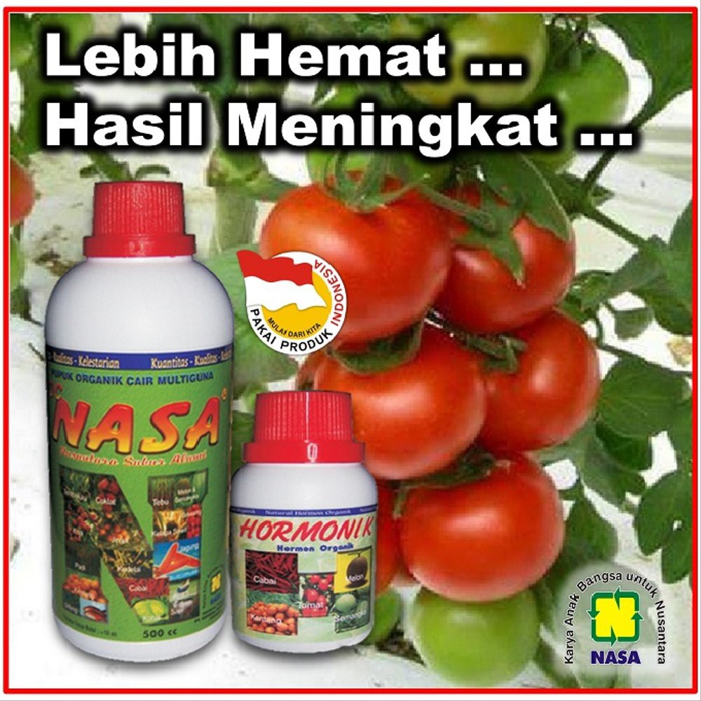 Paket Hemat Pupuk Organik Cair NASA dan Hormonik Untuk ...