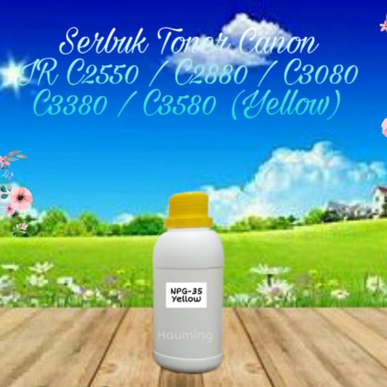 Serbuk Toner Refill Canon NPG-35 NPG35 IR C2550 C2880 C3080 C3380 C3580 Yellow 1x Isi