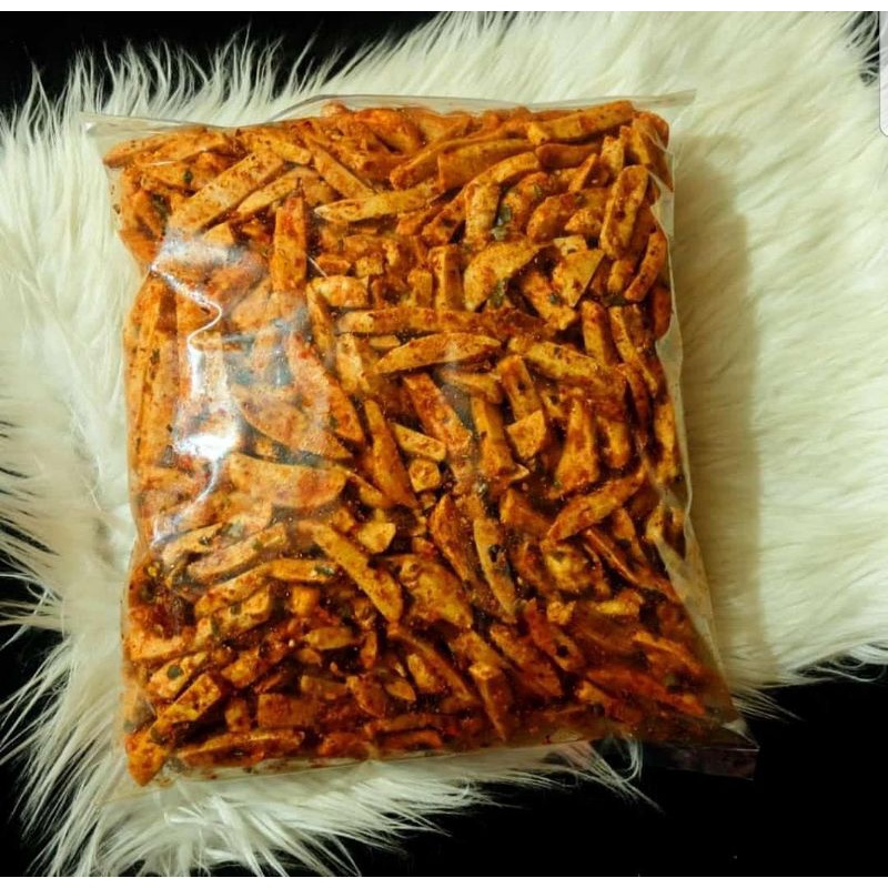 

baso goreng basreng extra pedas daun jeruk 100 gram