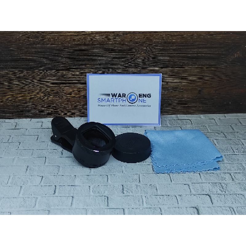 Lensa Macro Lensbong Macro Prosumer Sony Nikon Diameter 25mm Model Jepit Siap Pakai Lensa Macro HP