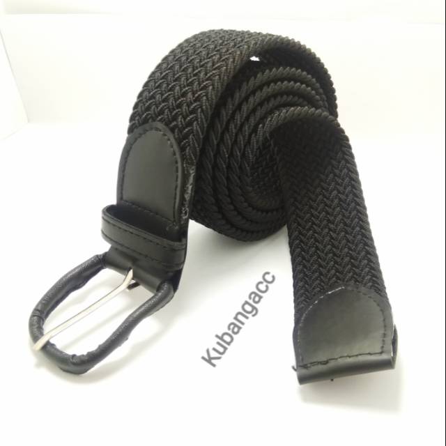 Ikat pinggang Gesper Jarum Karet sabuk karet Ikat pinggang karet pria wanita ikat pinggang murah