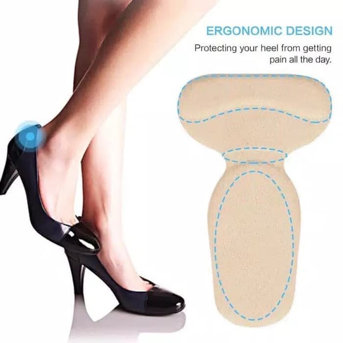 High Heels Insole Foam Absorb Foam Sol Sepatu Hak Tinggi Anti Lecet