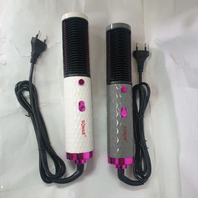 Pengering rambut sisir  hot brush hairdryer sisir blow curly Murah sonar sn5247