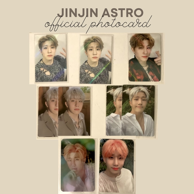 JINJIN ASTRO OFFICIAL PHOTOCARD PC