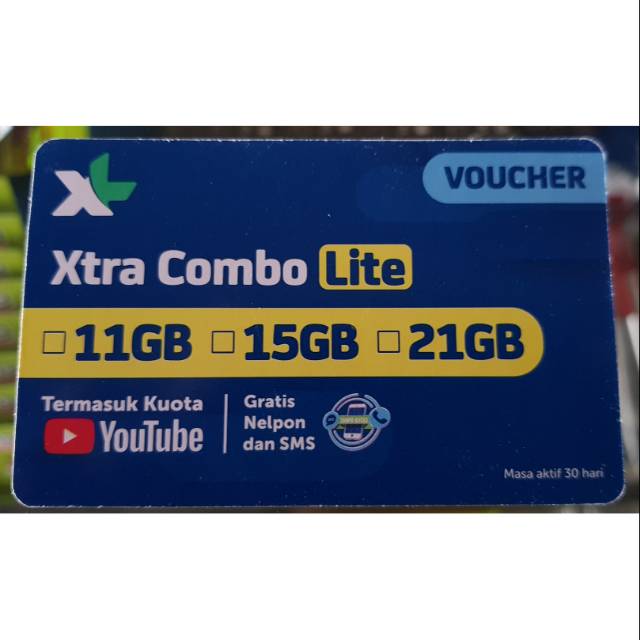 Vcr XL xtra combo lite 11gb/15gb/21gb