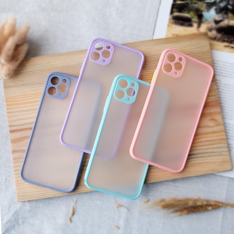 SOFTCASE MACARON IPHONE 6 6PLUS 7 7PLUS 8 8PLUS 11 11PRO MAX 12 12PRO MAX X/XS XR XS MAX CAMERA PROTECTOR