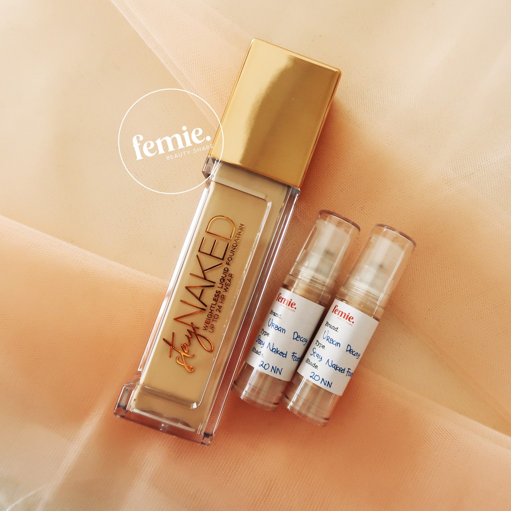 [Share in Jar] Urban Decay Stay Naked Weightless Liquid Foundation