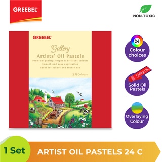 GREEBEL SURABAYA Artist Oil Pastel 24 Warna