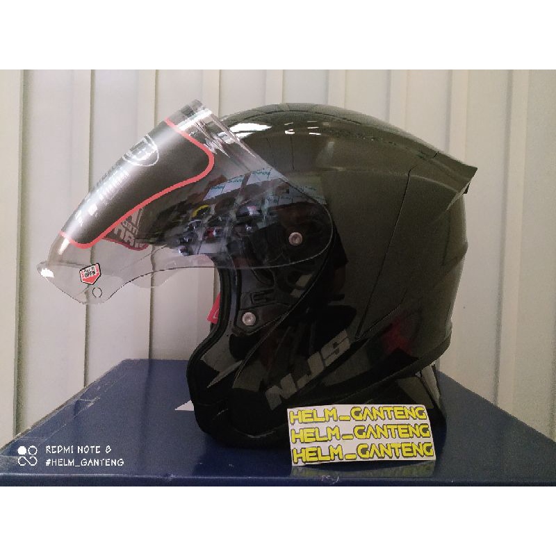 HELM NJS KAIROZ SOLID dan Motif (double visor)-8