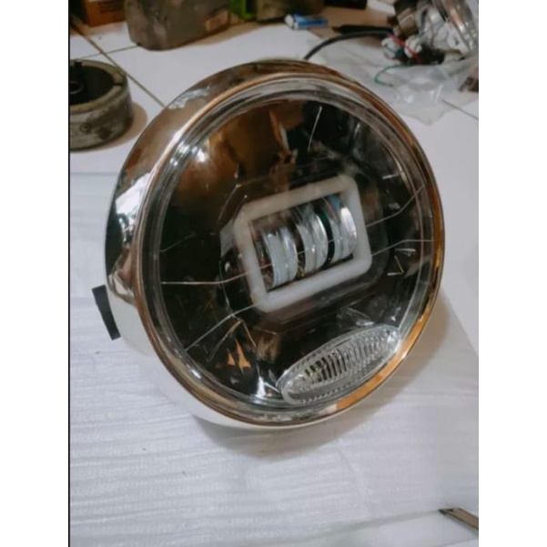 Lampu Depan RX-King Reflektor Depan RX-King Lampu Daymaker Rx-King