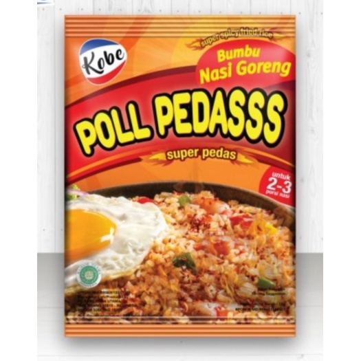 

Kobe Bumbu Nasi Goreng Poll Pedas 20gr