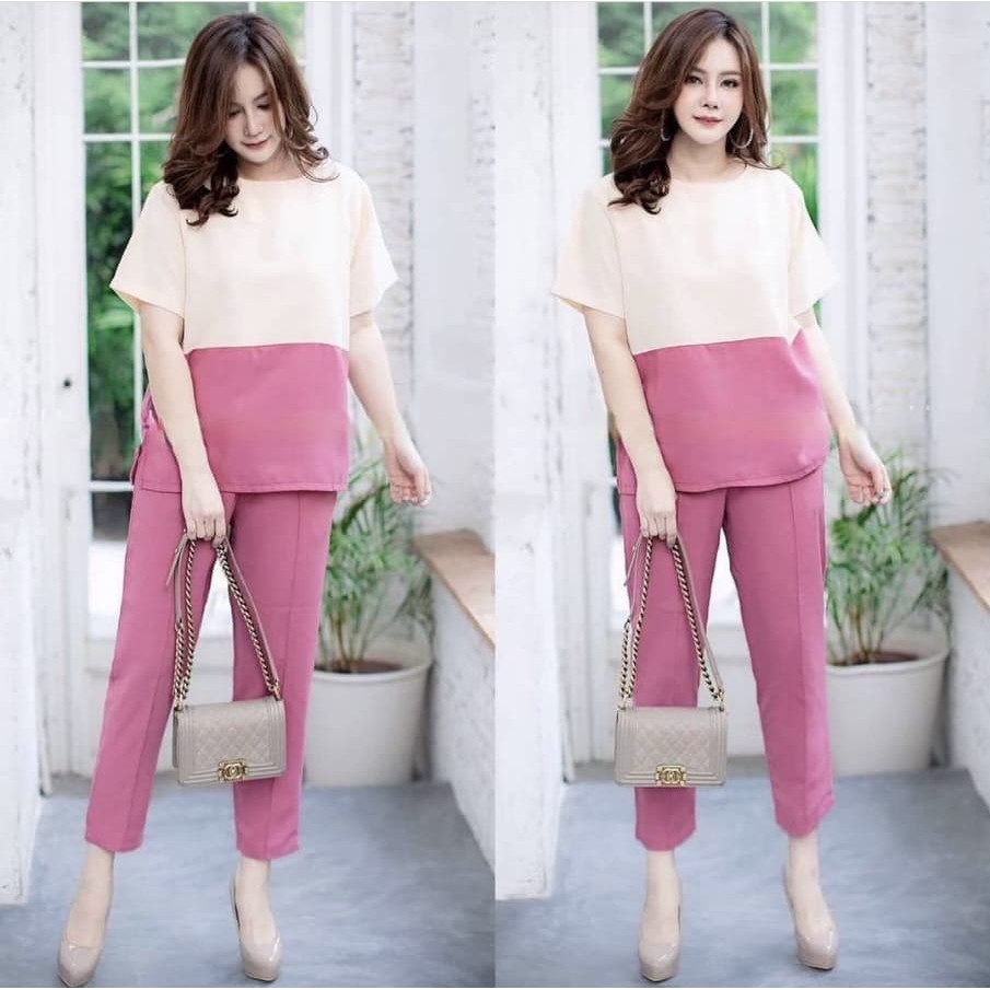 SERNS Setelan Viana | Baju Wanita | Setelan Wanita Korea | Fashion Wanita