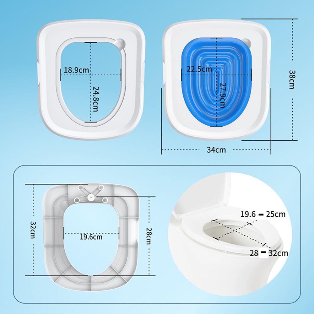 Suyo Pelatihan Toilet Kucing Anti Cipratan Removable Tray Reusable Universal