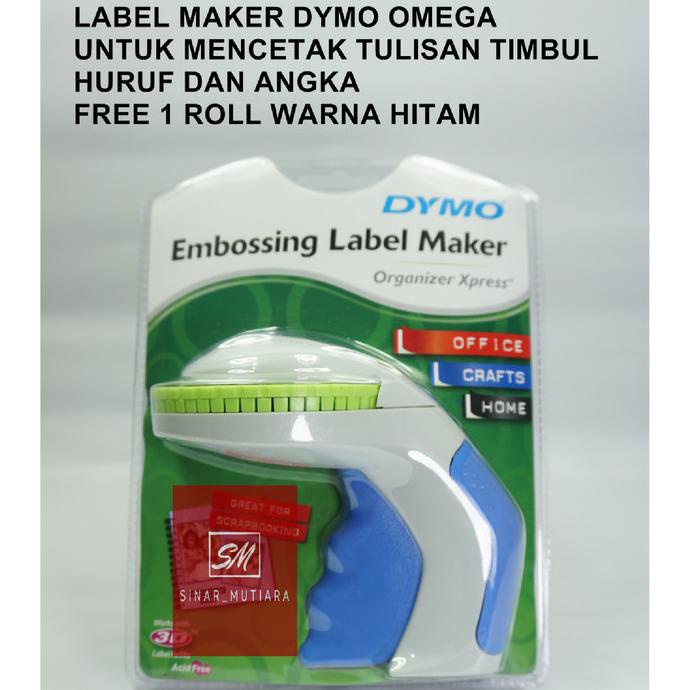 

DYMO OMEGA EMBOSSING LABEL MAKER CUCI GUDANG