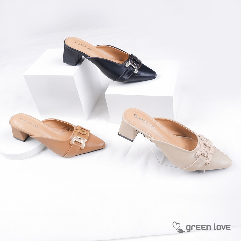 Green Love Sepatu Heels ARIANA