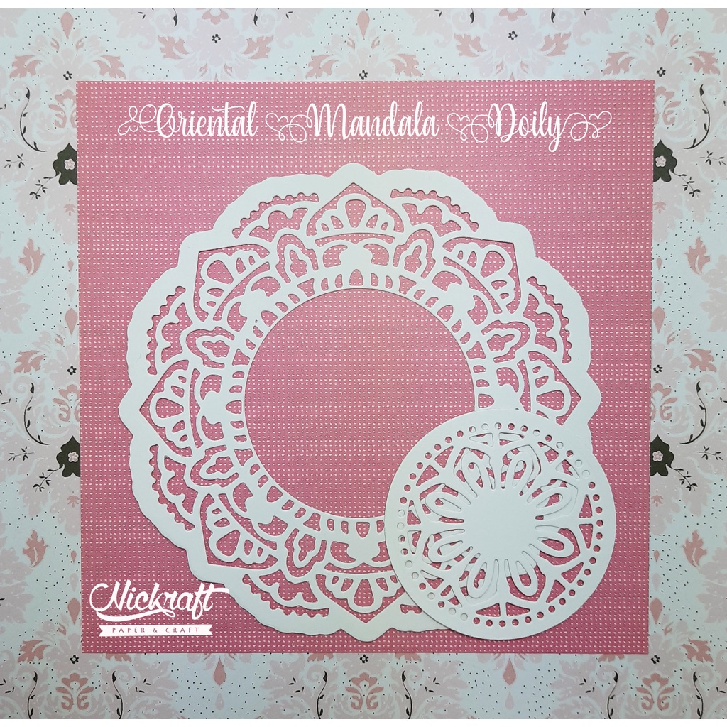 

ORIENTAL MANDALA DOILY - Bahan Scrapbook Die Cut Dies Out