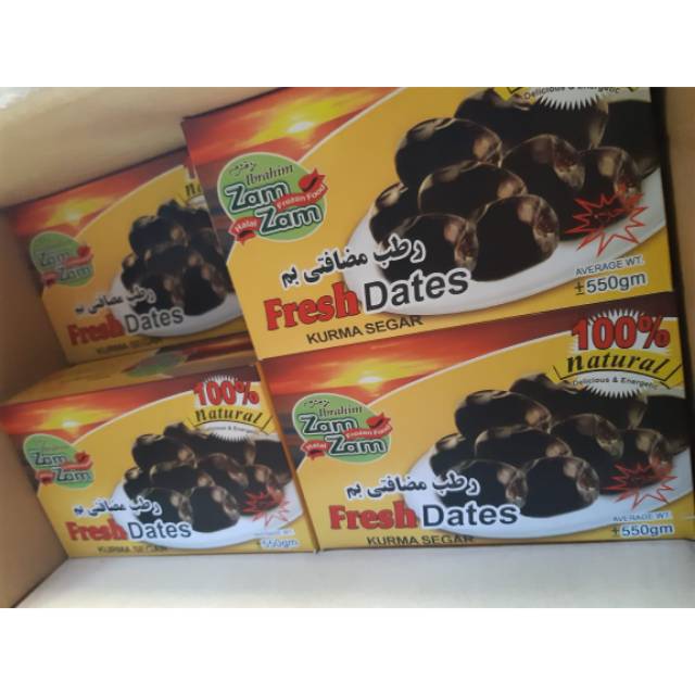 

Kurma Bam Madu Ibrahim Zamzam Fresh Dates 550gr